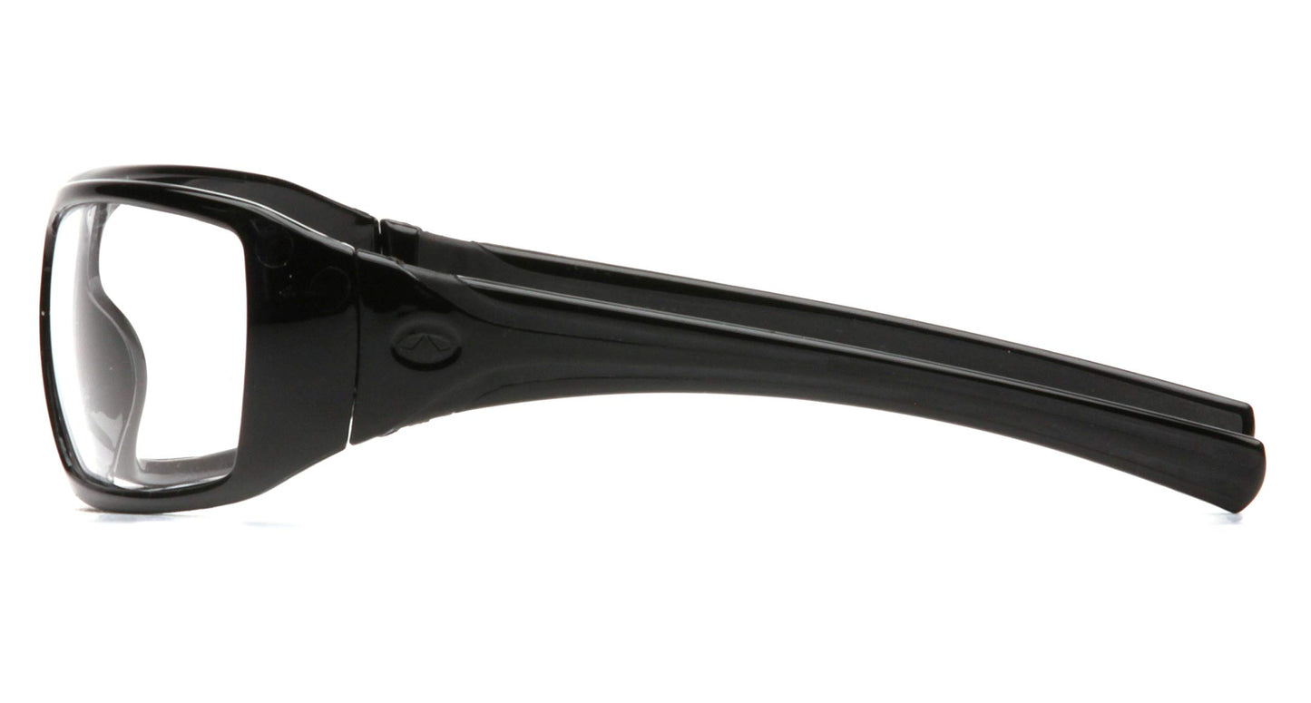 Anteojos de Seguridad Pyramex Goliath Negro Lente Transparente