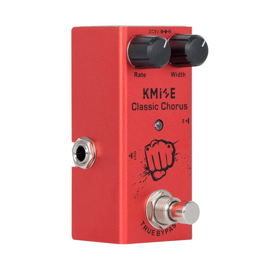 lotmusic Pedal de efectos de guitarra eléctrica Mini tipo único DC 9V True Bypass (Classic Chorus)