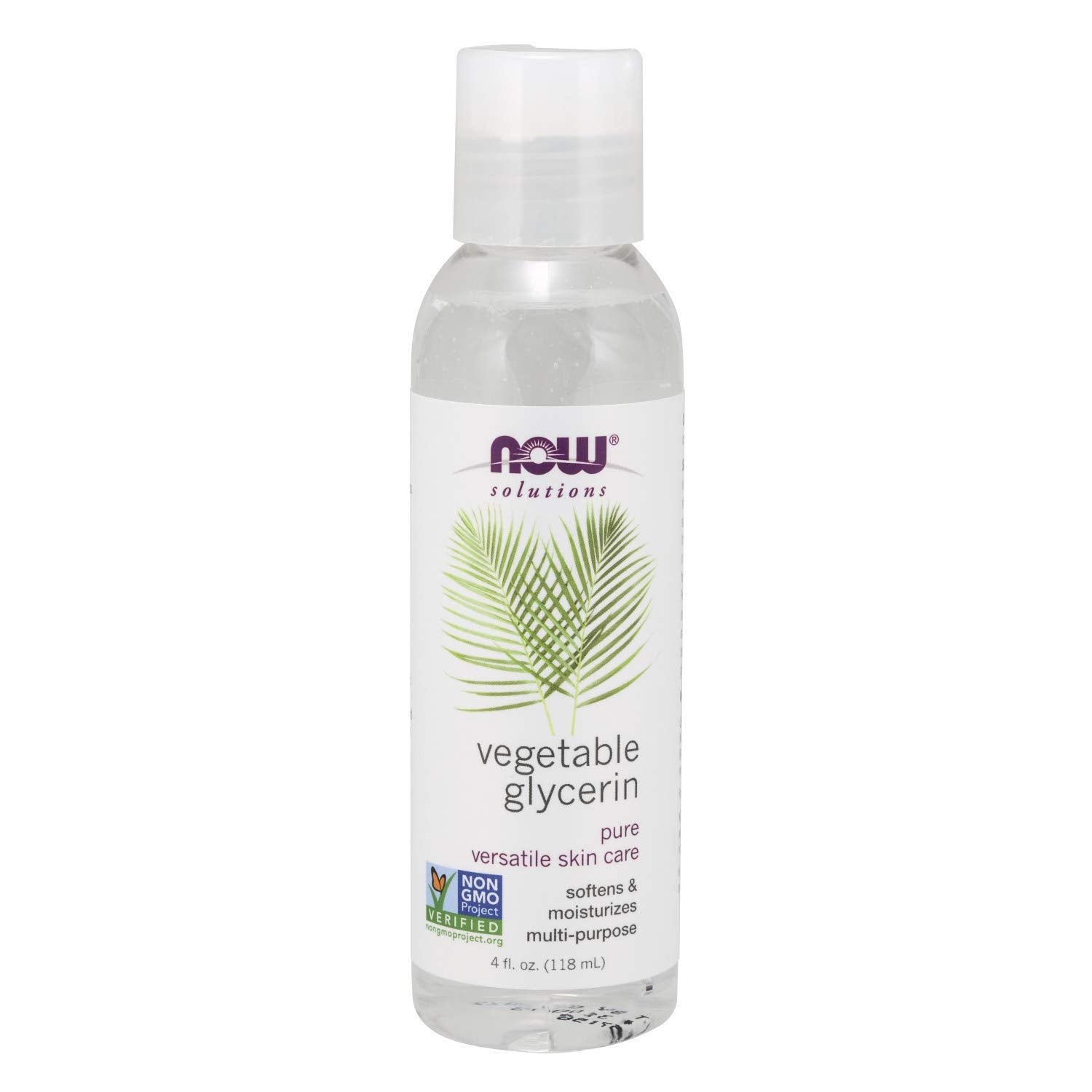 Now Foods NOW Solutions Glicerina vegetal, 4 onzas líquidas