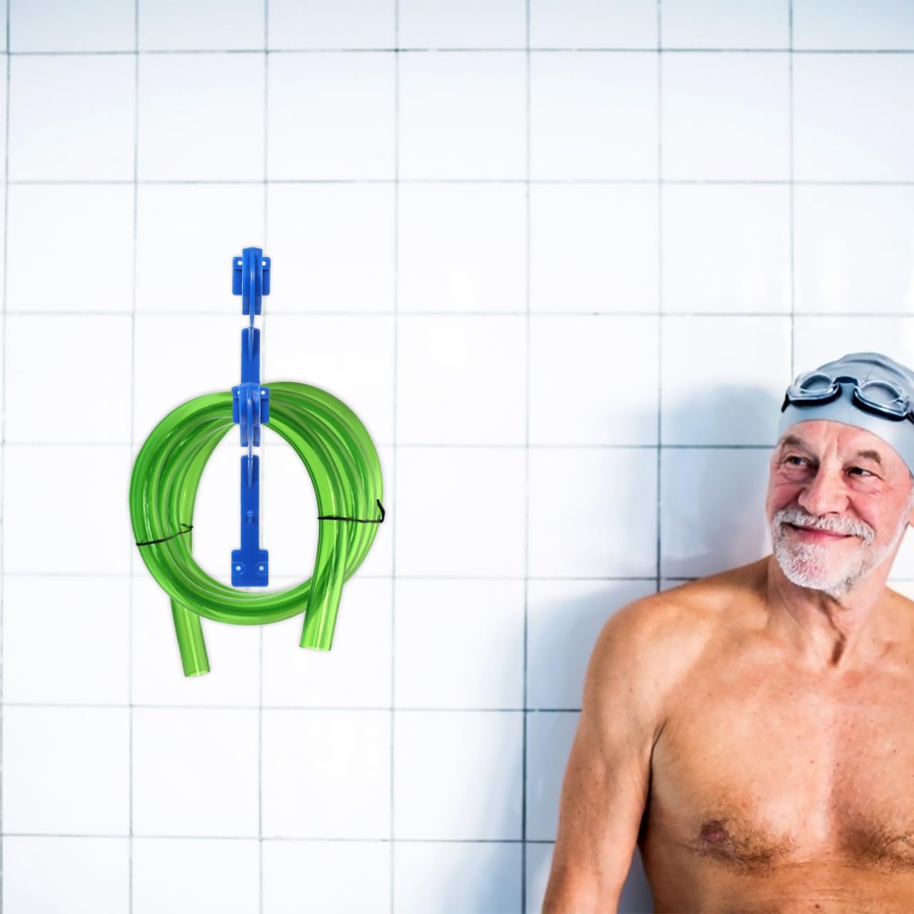 FONDOTIN 4piezas Varilla De Almacenamiento Plástica Para Limpieza De Alberca Accesorios Colgantes Y Organizador Para Herramientas De Piscina Material Duradero Y Ecológico