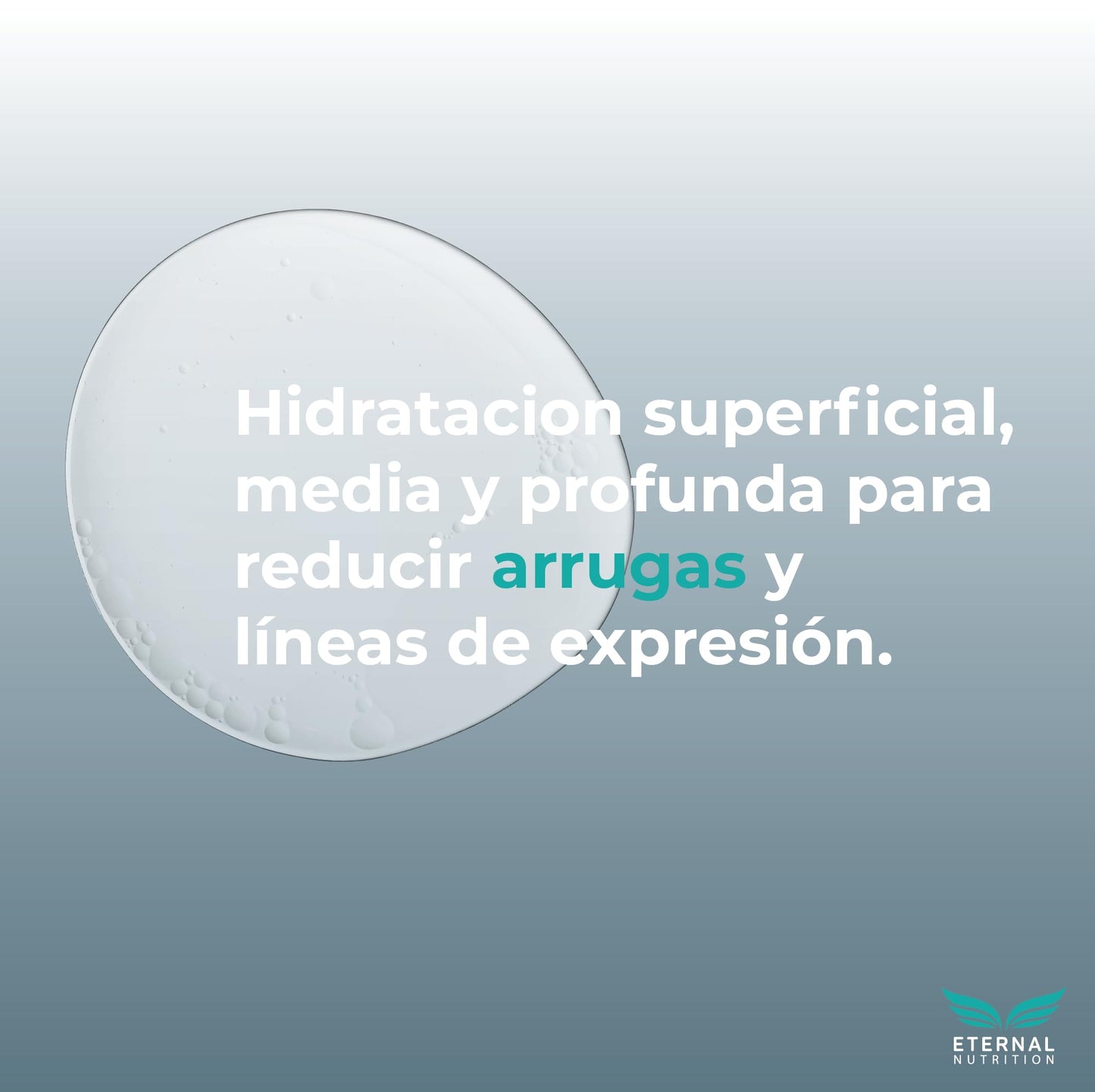 Serum HYALURONIC EIGHT 2%, Vitamin B5 1%, Retinol 0.2%. 50 ml. Suero Ultra Hidratante Antiarrugas | Ingredientes Naturales | Skin Care | Piel Sana y Joven Uniforme | Textura Ligera | Para Todo Tipo de Piel by ETERNAL NUTRITION