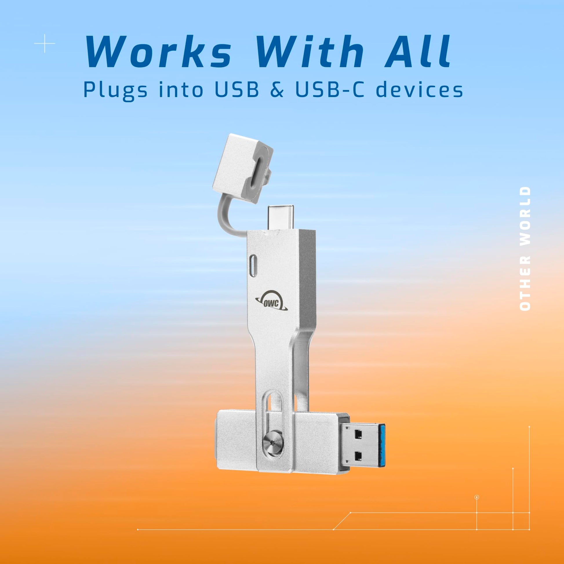 SSD Portátil 1TB OWC Envoy Pro Mini USB-C USB-A