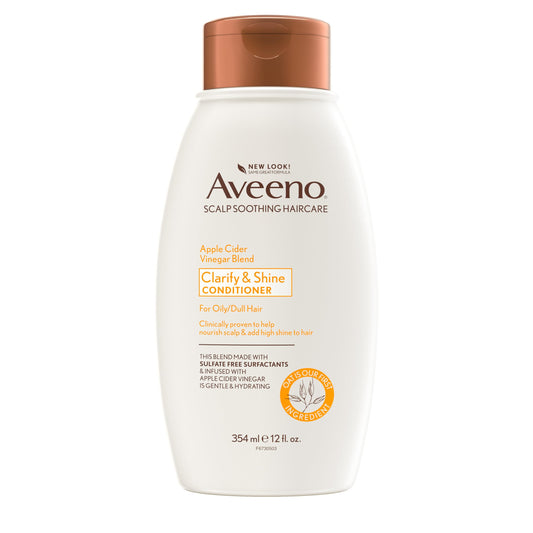 Aveeno Scalp Soothing Apple Cider Vinegar Blend Conditioner, 12 Ounce