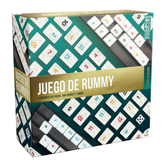 Juego de Mesa Rummy Novelty Corp Alta Calidad Clásico