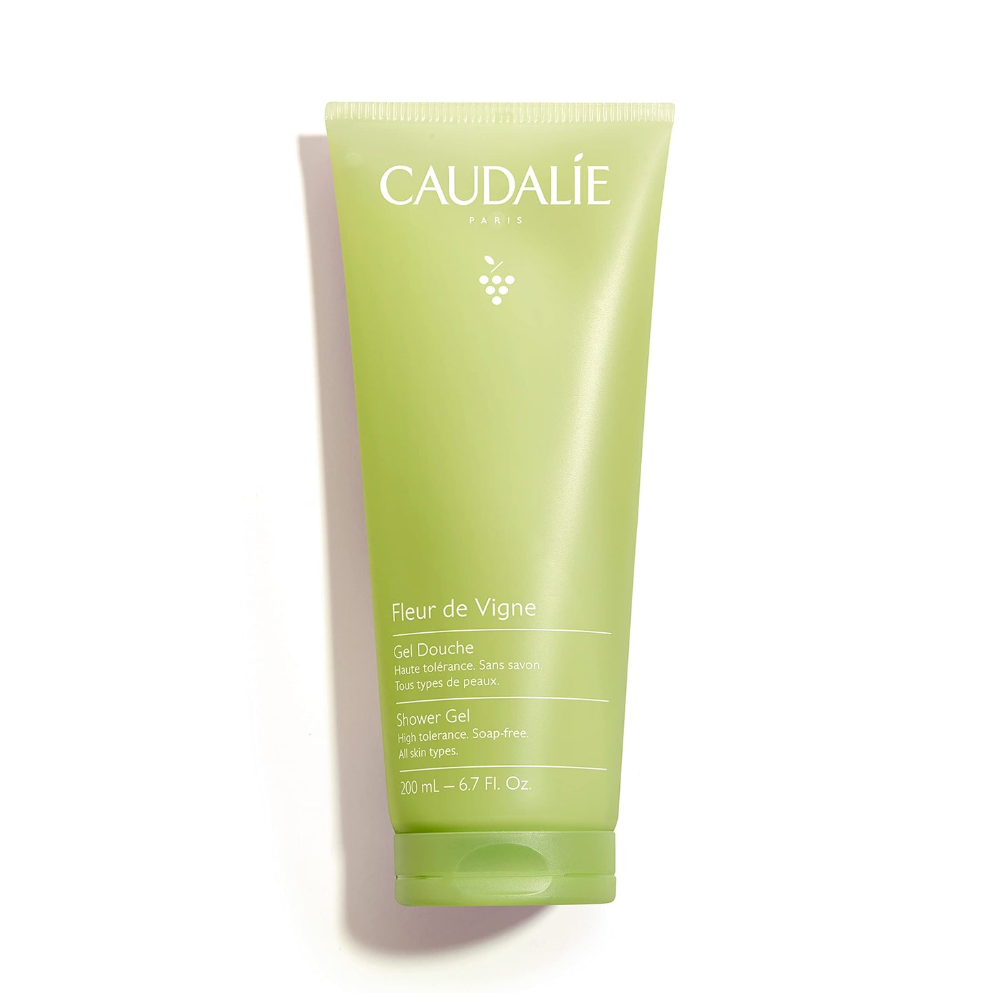 Caudalie Gel de Ducha Hidratante Corporal Fleur de Vigne, Vegano, Sin jabón, Ultrasuave - 200 mL