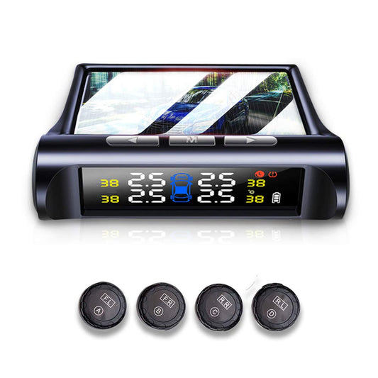 Keenso Monitoreo de Presión de Llantas,Monitoreo de Presión de Neumáticos con Sensor TPMS para Automóvil