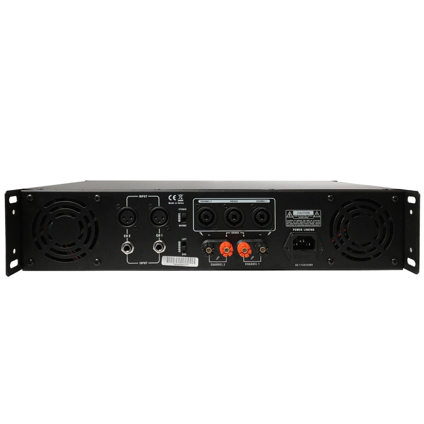Gemini GPA-2500 - Amplificador de potencia profesional (3000 W)