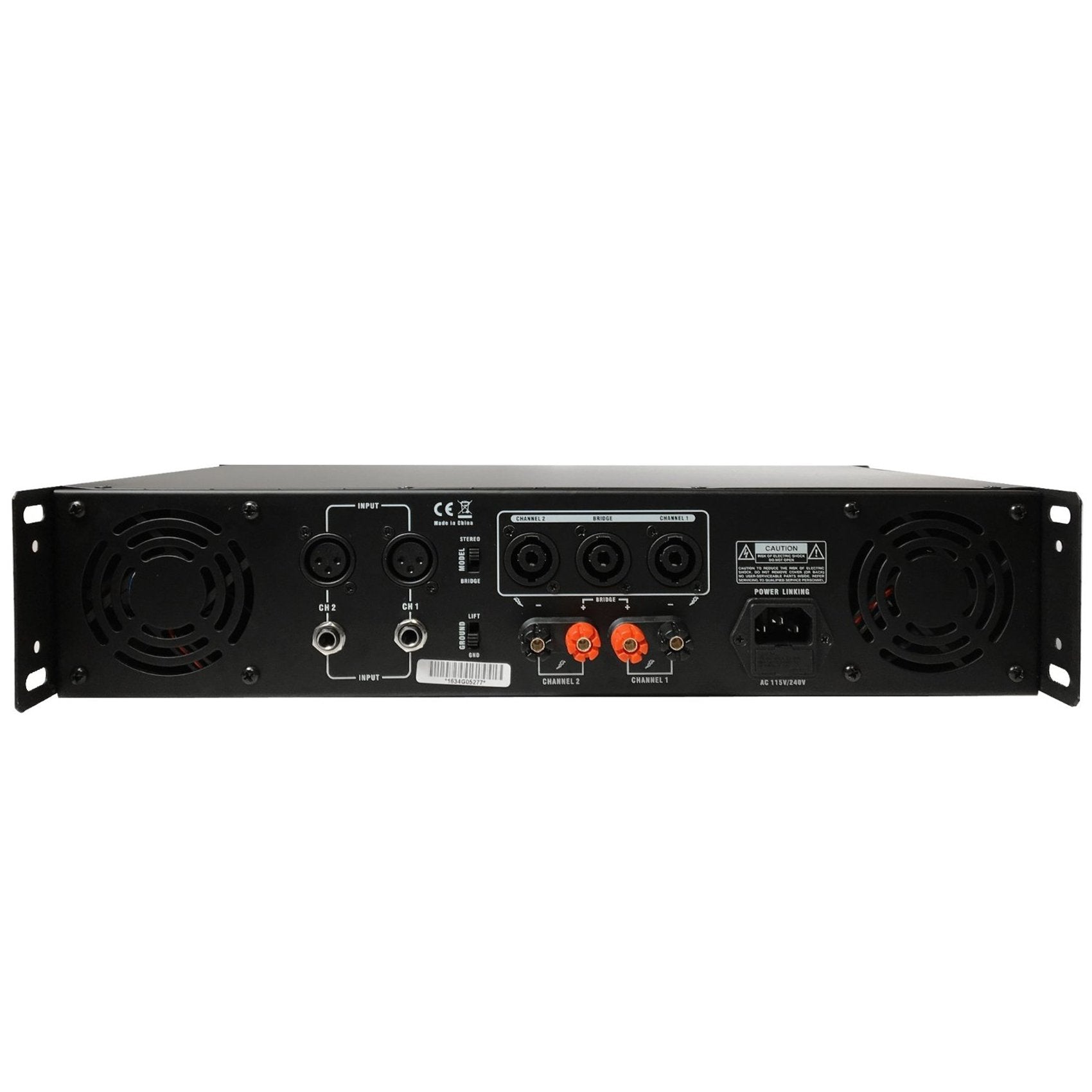 Gemini GPA-2500 - Amplificador de potencia profesional (3000 W)