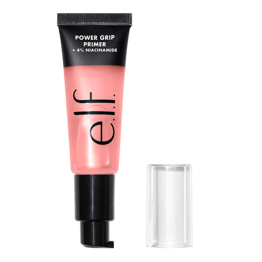 E.l.f. - Prebase Power Grip con 4% de niacinamida, base facial hidratante y a base de gel, unifica la piel e ilumina, agarra el maquillaje, vegana y libre de crueldad animal, 0.811 onzas líquidas