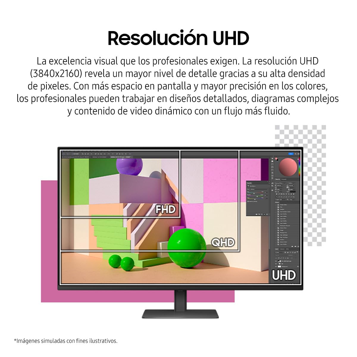 Samsung Monitor 37'' 4K LS37D700EALXZX