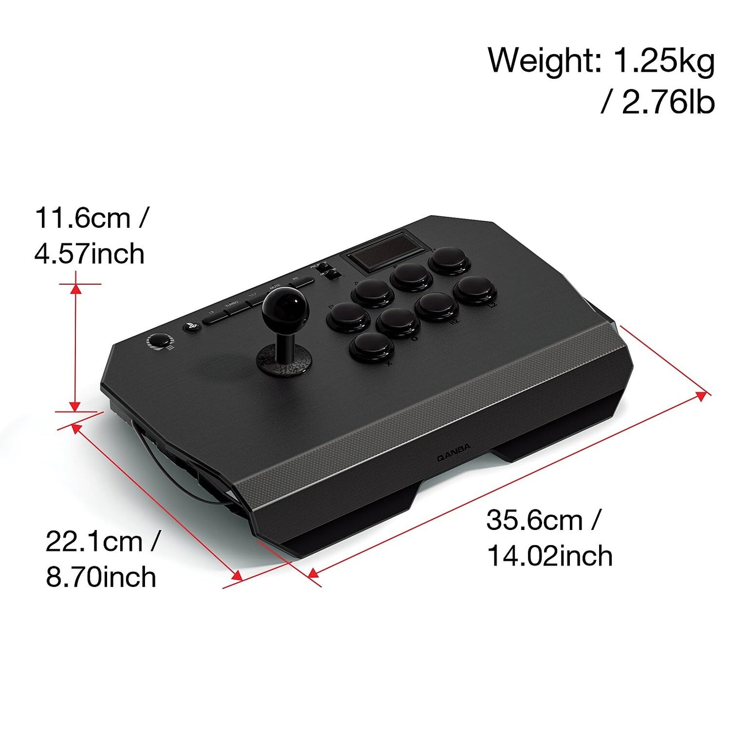 Joystick Qanba N3 Drone 2 con Cable para PlayStation 5/4 y PC
