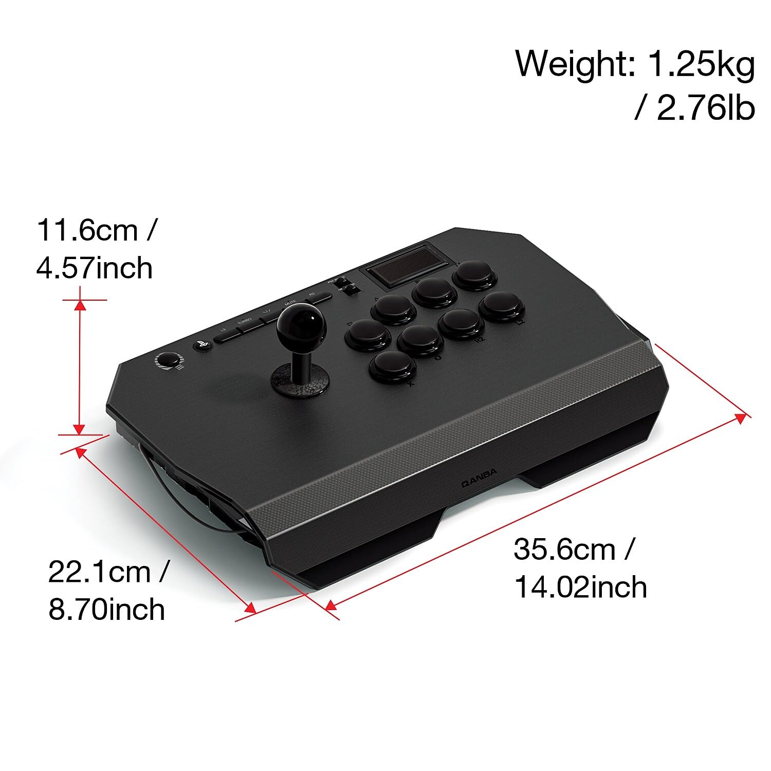 Joystick Qanba N3 Drone 2 con Cable para PlayStation 5/4 y PC
