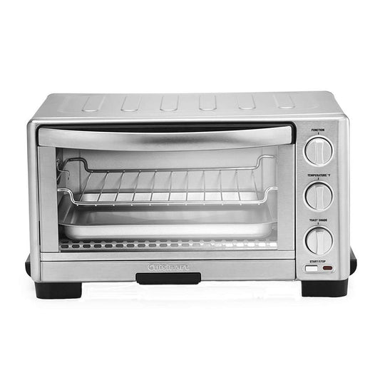 Cuisinart TOB-1010 - Asador de horno tostador, 11.8 x 15.7 x 9 pulgadas, acero inoxidable