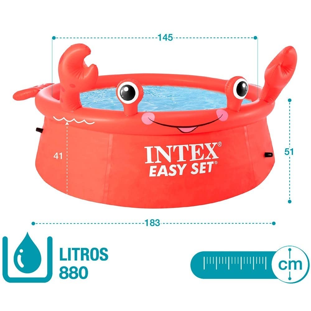 Piscina Easy Set Intex Cangrejo 183x51 cm
