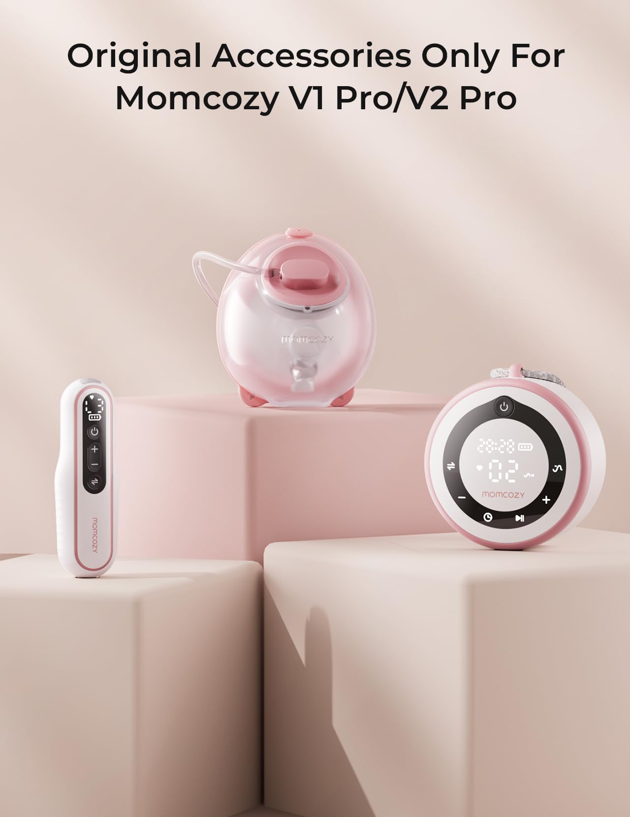 Momcozy Recolector de Leche Original Completo, Solo Compatible con V1 Pro/V2 Pro, 1 Pieza