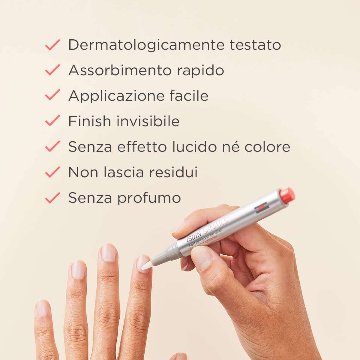 ISDIN SI-NAILS Fortalecedor con ácido hialurónico para uñas débiles y dañadas, hidrata también las cutículas, Acabado Invisible, 2.5 ml + Micellar Solution 4 en 1 Agua Micelar,400ml