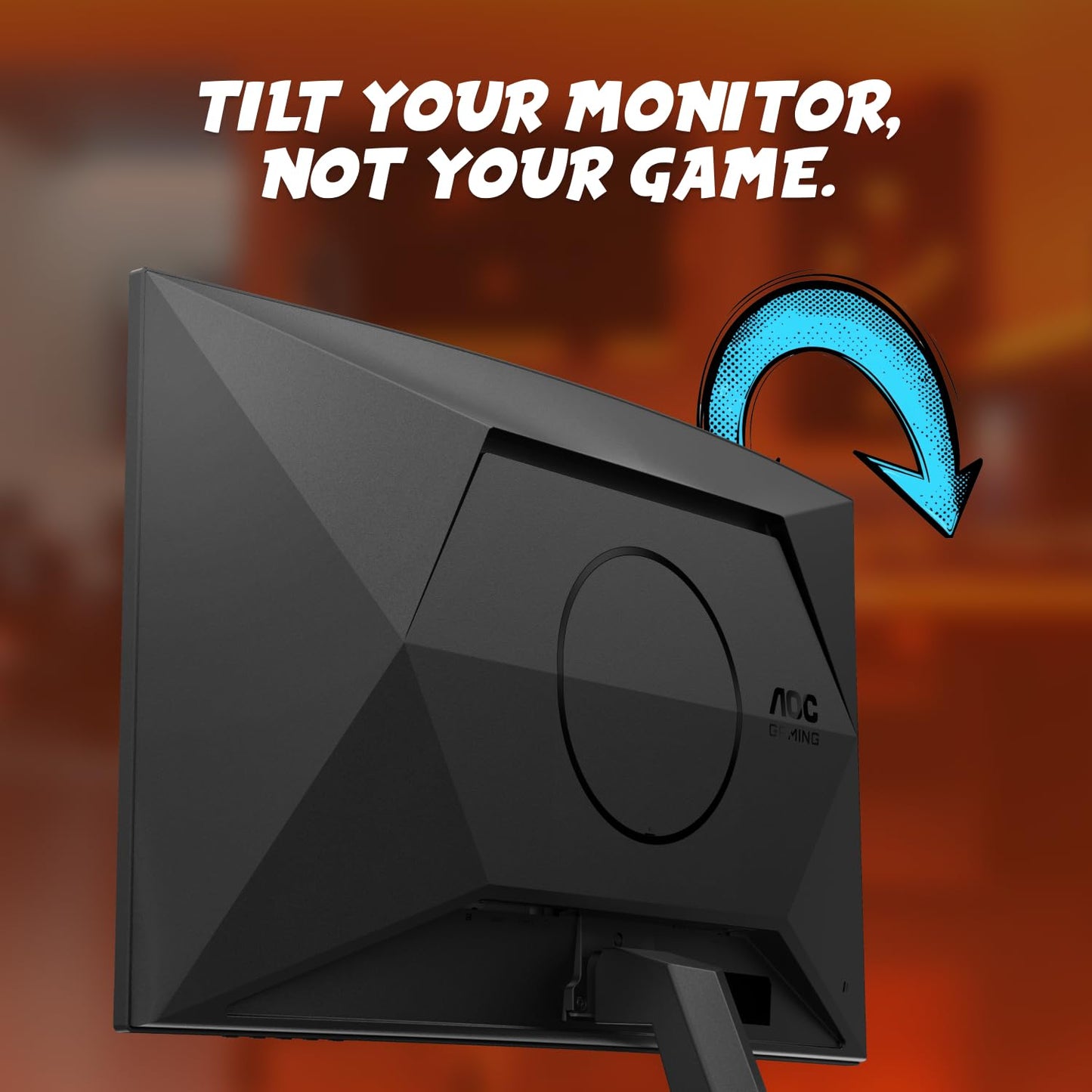 AOC CQ32G4VE Monitor de juegos sin marco curvo de 32 pulgadas 2K QHD, 1500R VA, 180Hz, tiempo de respuesta de 0.5 ms, 2 DisplayPort, 2 puertos HDMI, compatible con consola de juegos