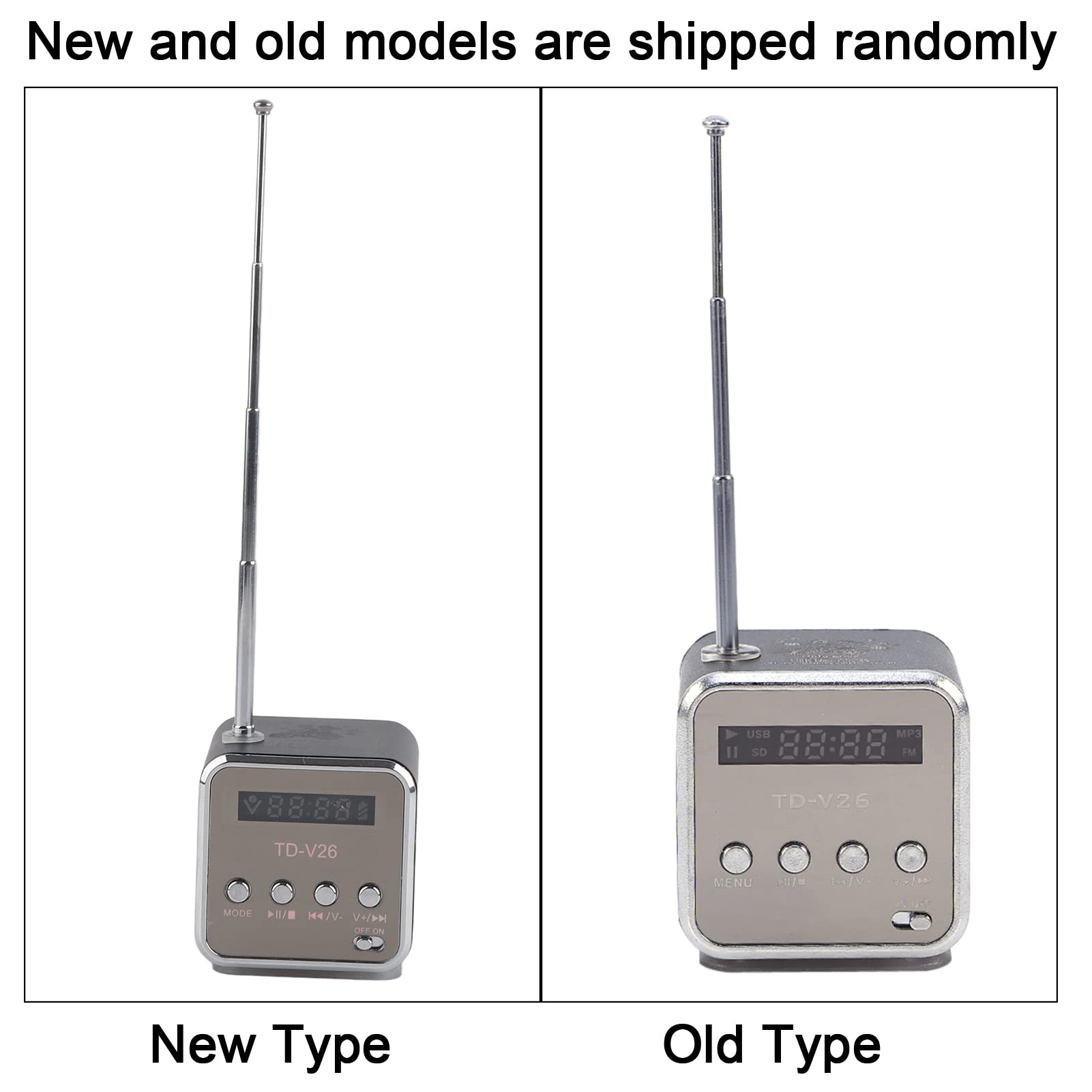 Mini Altavoz Reproductor de Música Digital Con Radio FM, Apoyo Tarjeta TF y Disco USB Para Interior y Exterior