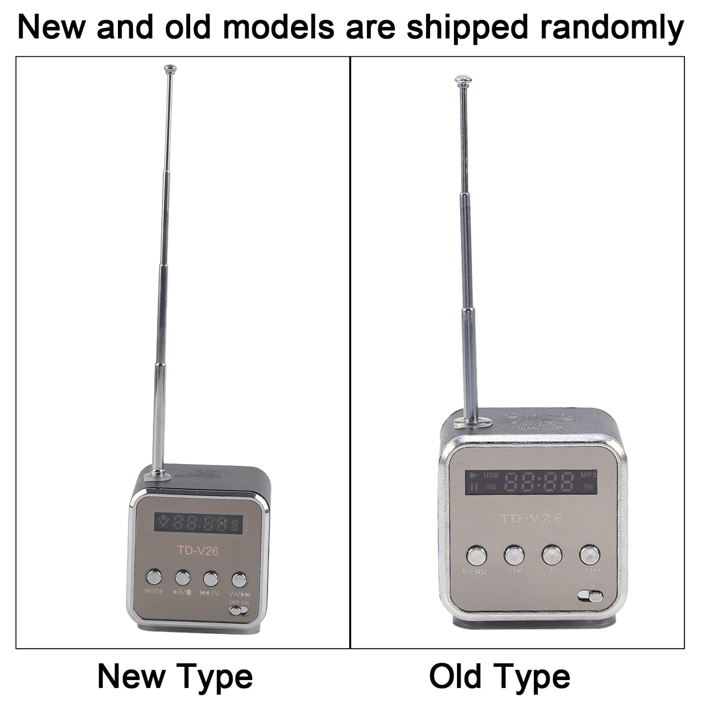 Mini Altavoz Reproductor de Música Digital Con Radio FM, Apoyo Tarjeta TF y Disco USB Para Interior y Exterior