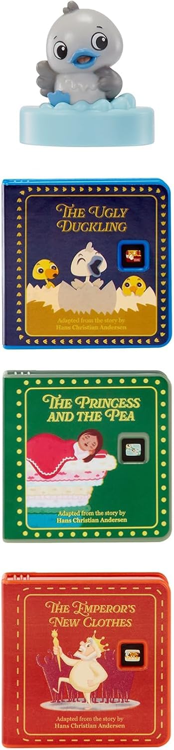 little tikes Story Dream Machine Kit de Inicio con 3 Cuentos de Hadas Clásicos - Proyector de luz, Sonido y Audio para niños - Incluye 3 Cuentos y 1 Personaje - para niñas y niños Mayores de 3 años