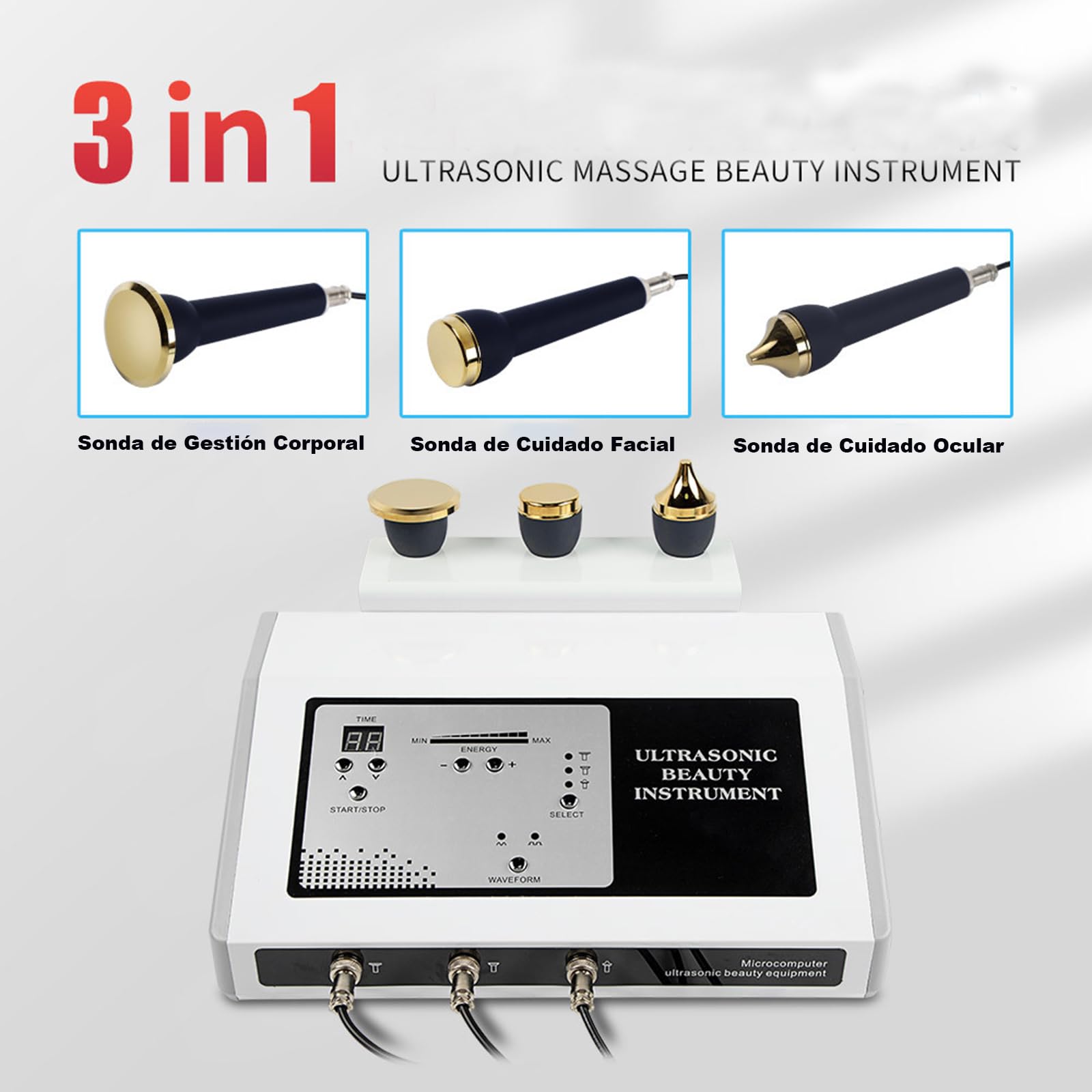 Máquina Facial/Corporal 3 en 1, profesional para peeling facial, cuidado de la piel, Equipo de Cuidado Facial para Uso en Casa