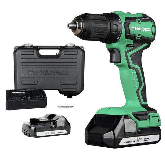 Metabo - HPT DS18DDX Taladro inalámbrico de 18 V, subcompacto, motor sin escobillas, batería de iones de litio