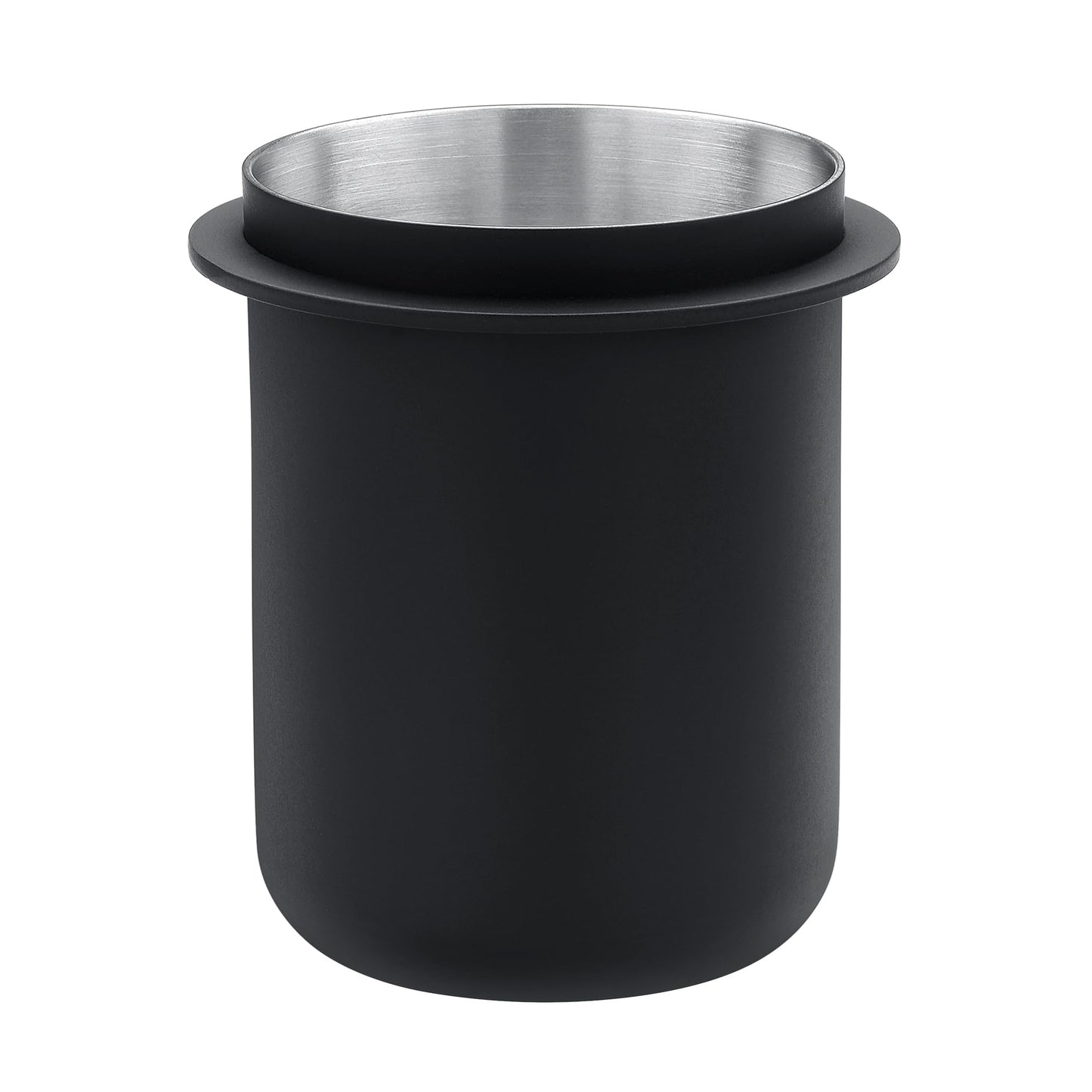 Taza Dosificadora Normcore Negro Acero Inoxidable 304 Versión Alta para Café Espresso