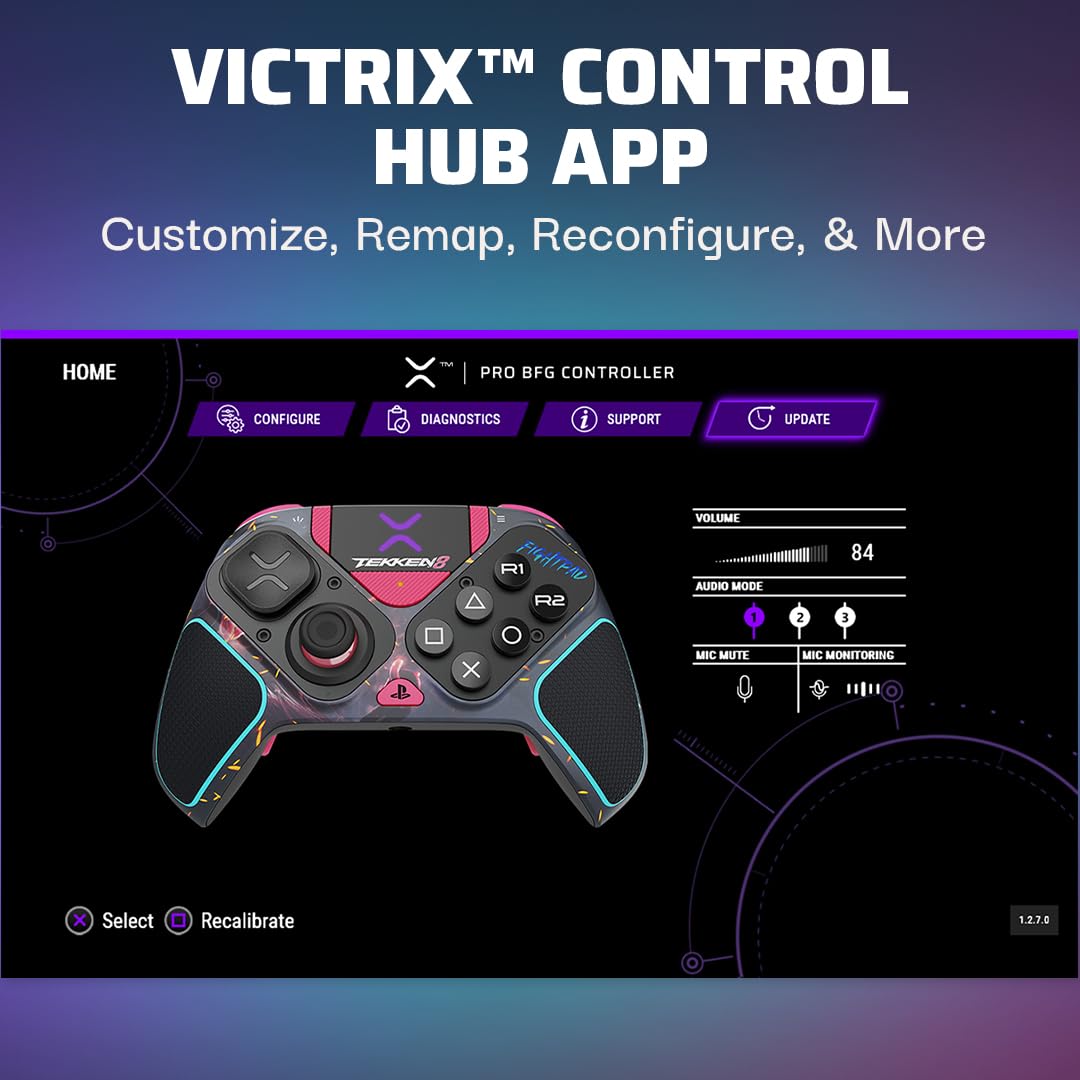 Controlador Inalámbrico Pro BFG Victrix Tekken 8 PS4/PS5/PC Audio 3D Sony Modular 8 Edición