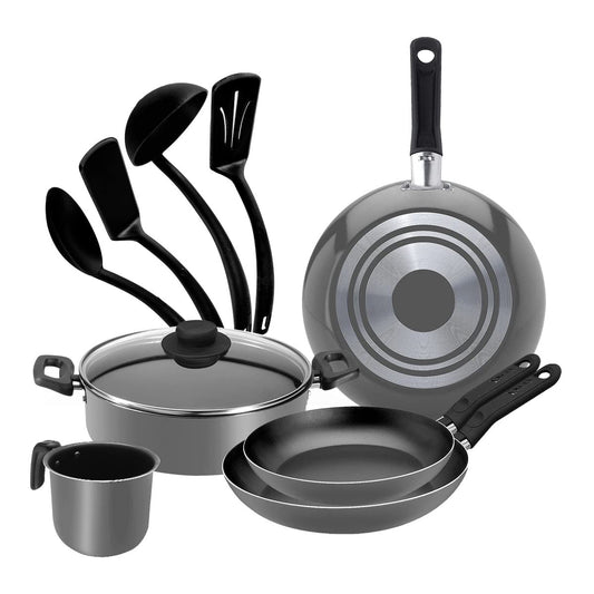 Batería de Cocina de 10 Piezas Select by Ekco Gris