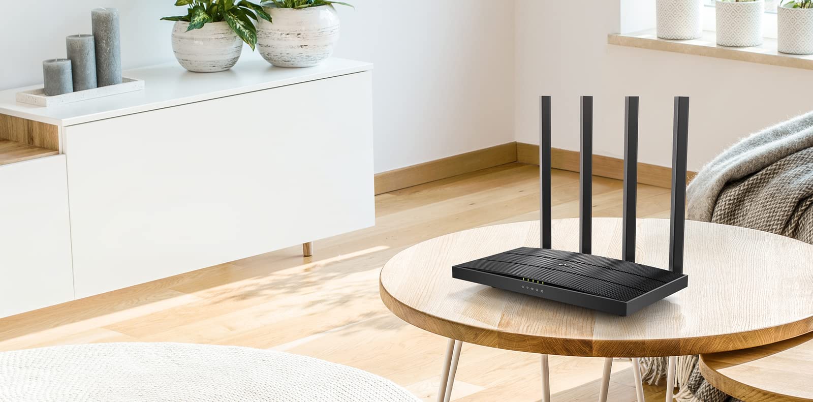 TP-Link Router Inalámbrico Doble banda Gigabit AC1900,3 × 3 MIMO,IPTV, Archer C80