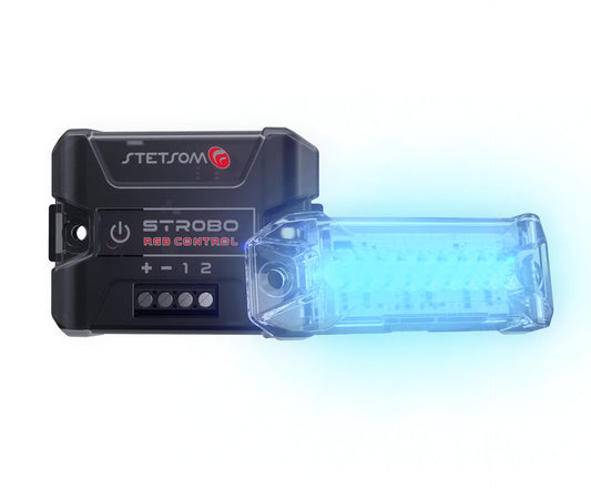 Stetsom Strobo - Luces LED RGB, 1 central + 4 cápsulas, audio para auto, decoración del hogar, compatible con tiras LED 2811, modo música, controlado por aplicación, Bluetooth, 2 canales, controla