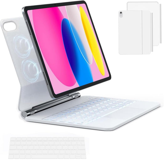 Teclado Mágico MUINJOJM Apto iPad 11ª Generación A16 2025 e iPad 10ª Generación