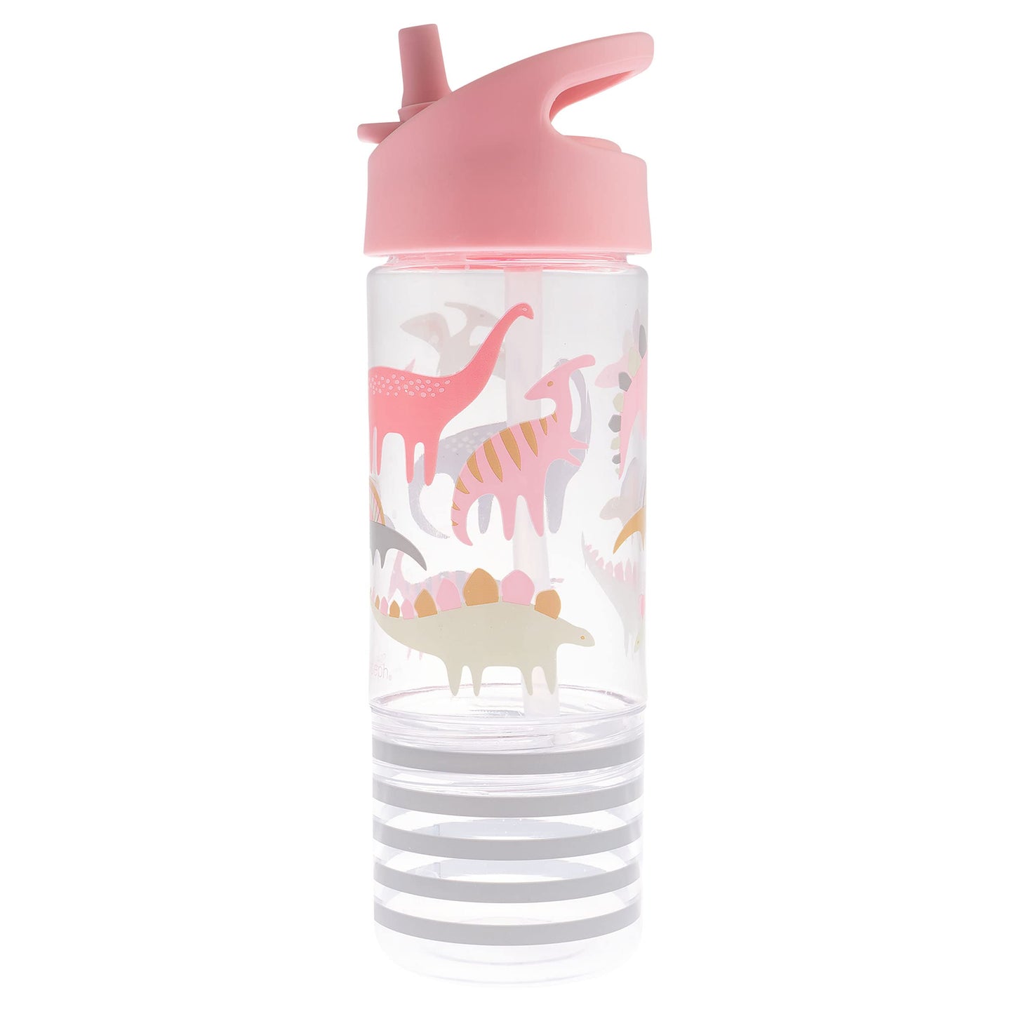 Stephen Joseph, botella de agua para beber y botanas para niños, botella de agua Tritan de 12 onzas sin BPA, botella de agua para niñas y niños, botella de agua de regreso a la escuela, color rosa