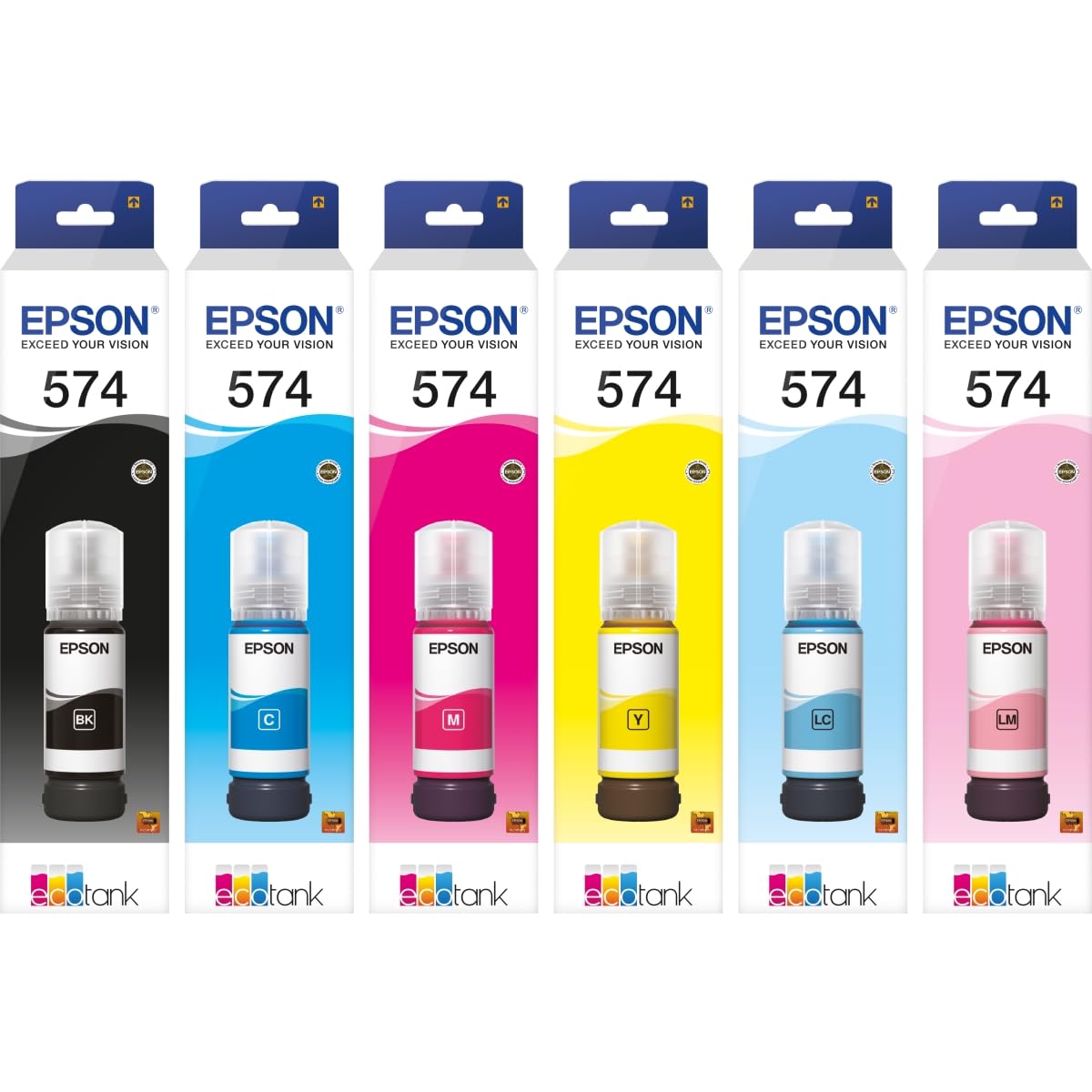 Botella de Tinta Epson Amarillo T574 para Impresora L8050