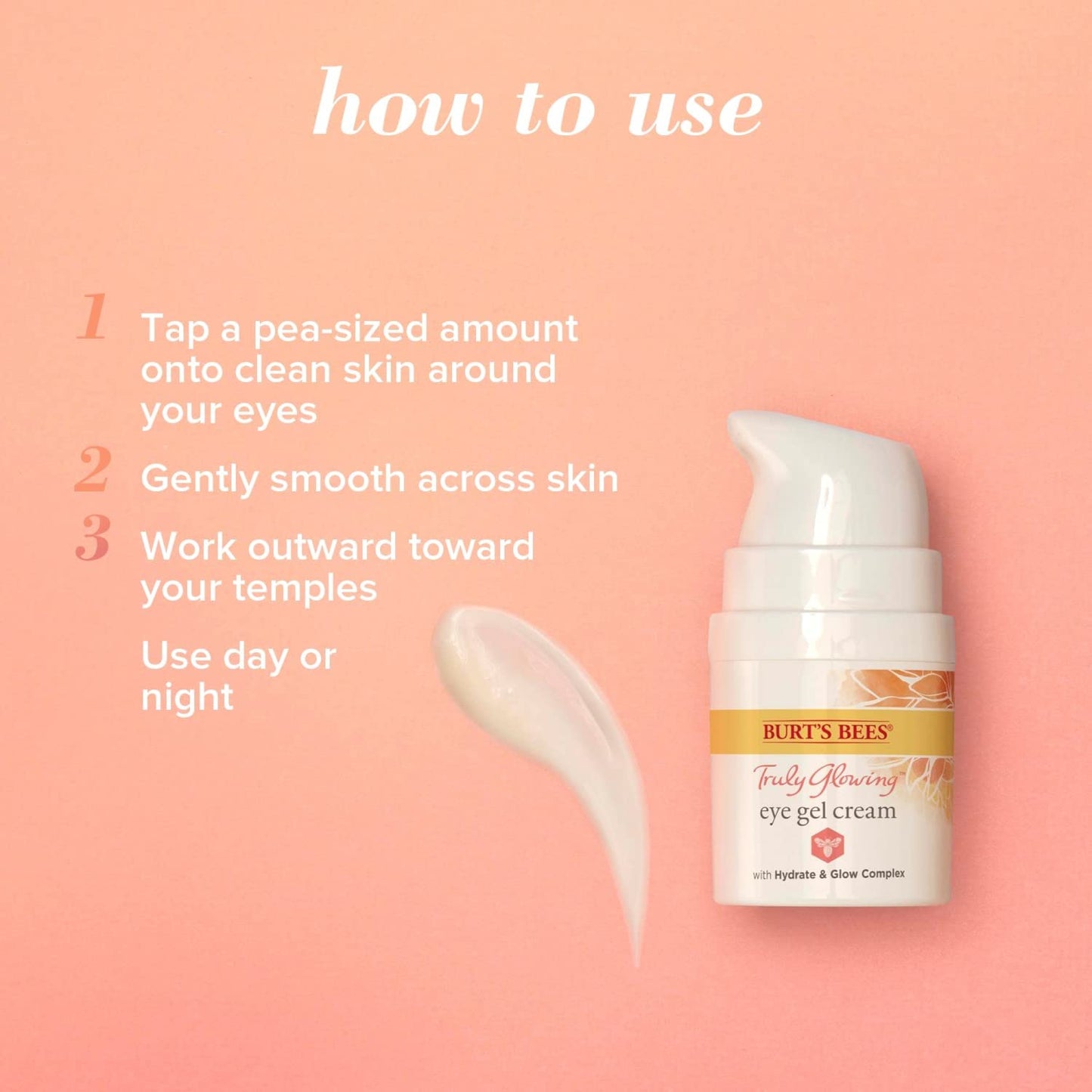 Burt's Bees Crema de ojos en gel Truly Glowing 14,1 gr