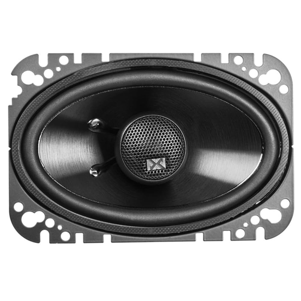 Altavoces Coaxiales NVX 4 x 6 Pulgadas con Tweeters de Cúpula de Seda
