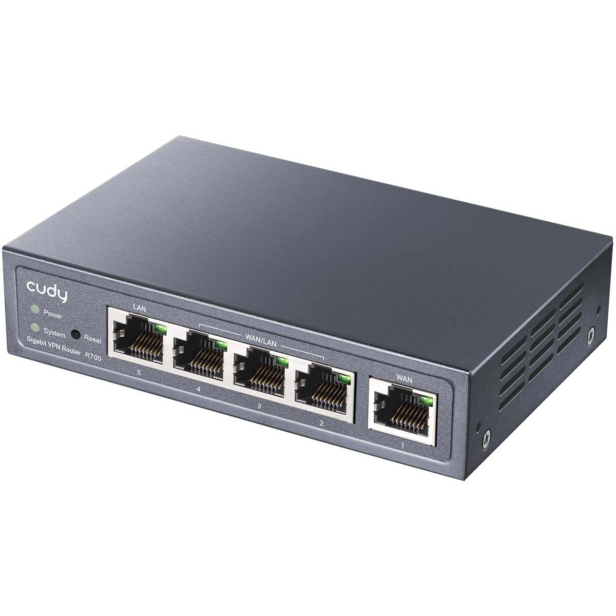 Cudy Ruteador VPN Gigabit 4 Puertos Multi-WAN VPN, Ethernet WAN, 1 Puertos LAN, IEEE 802.1Q, IEEE 802.3