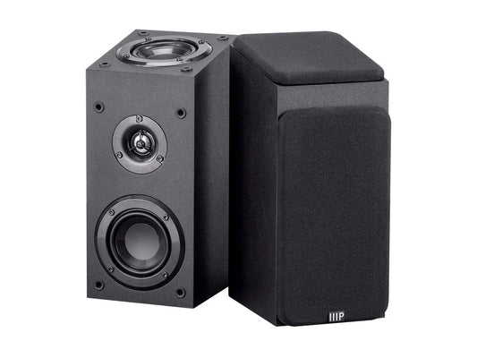 Mono 133833 Premium Immersive Satellite Speakers - Black (Pair) with 3Inch Woofer, 3/4Inch Aluminum Dome & 100 Watt Input Power