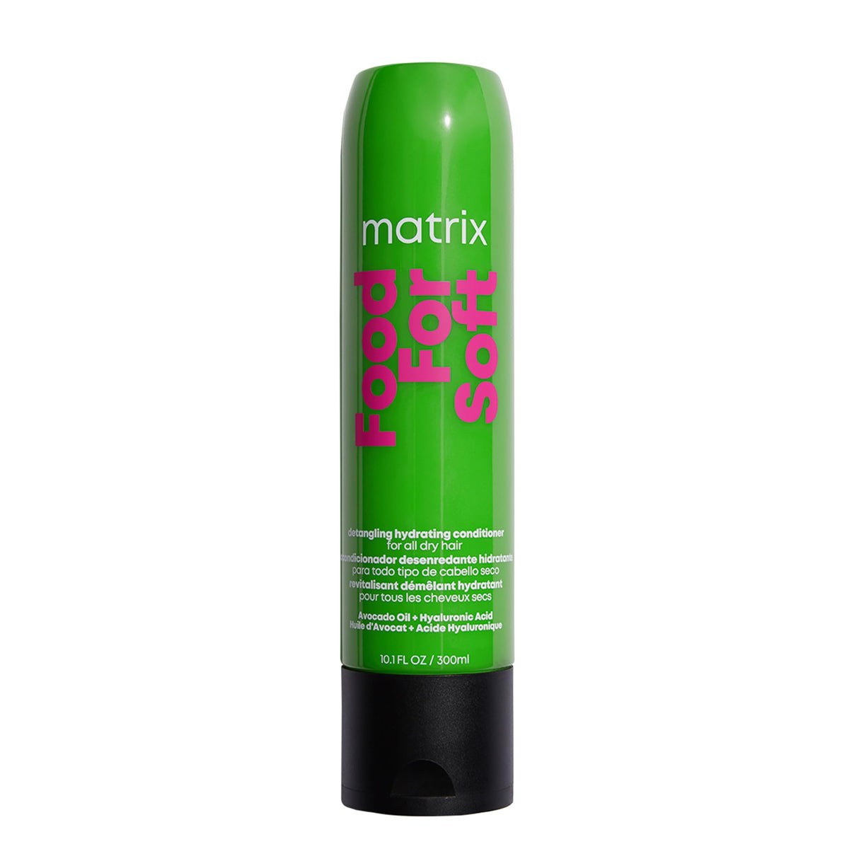 Matrix Food For Soft Acondicionador| Acondicionador hidratante para cabello seco | Hidrata profundamente y aporta suavidad inmediata | Formulado con Ácido Hialurónico + Aceite de Aguacate 300ml
