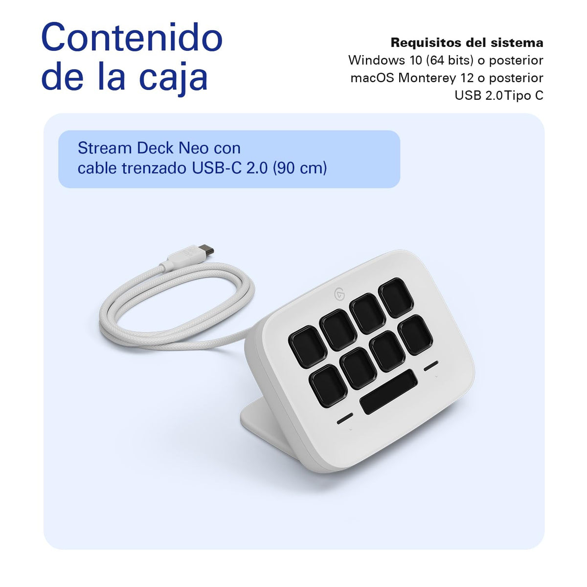 Controlador Compacto Elgato Stream Deck Neo