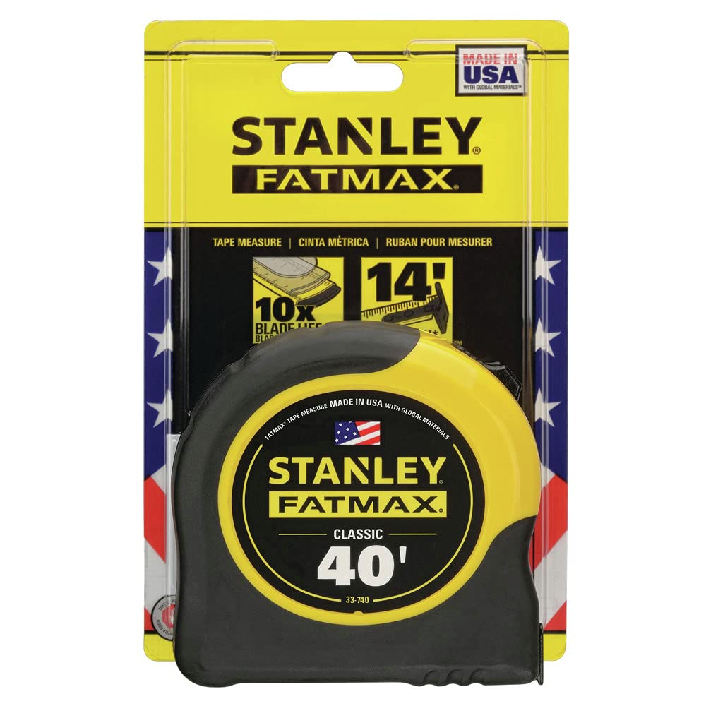 Cinta Métrica Stanley FatMax Amarillo Profesional 1.90 Pounds
