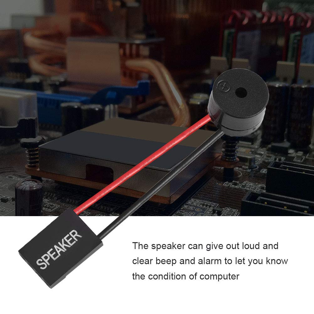 Eboxer 10Pcs Computadora Altavoz Interno Buzzer PC Case Buzzer Desktop Speaker Mainboard para reparación de computadoras