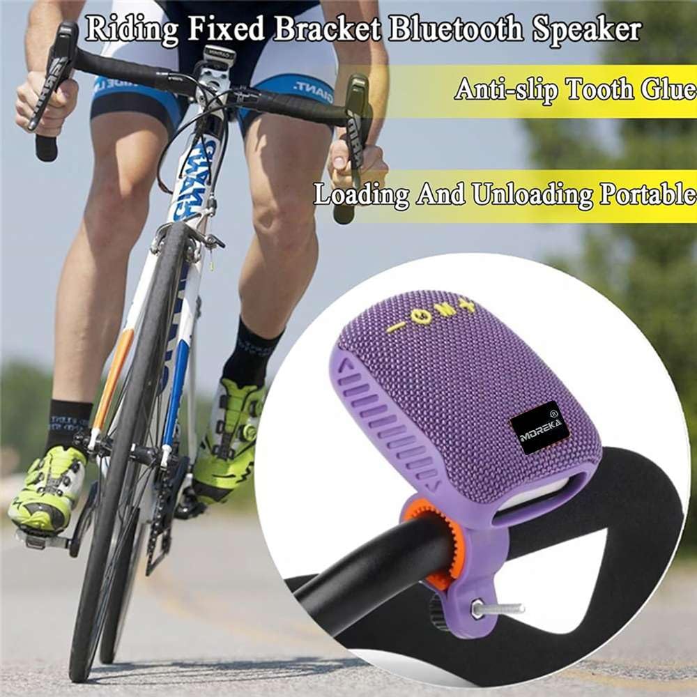 Bocina Bluetooth MOREKA Verde 405 TF Card Radio FM Resistente al Agua 8W para Moto