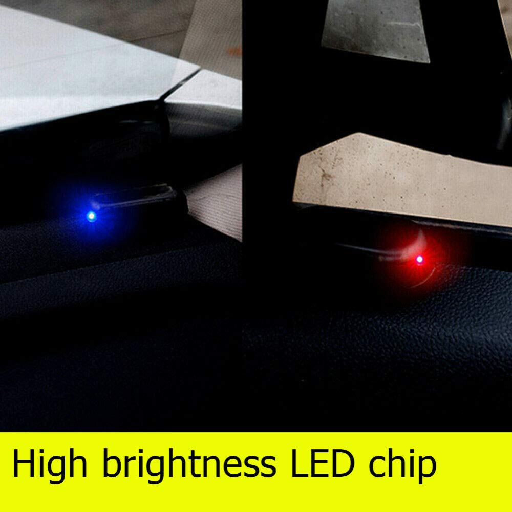 Luz de Señal Solar Simulada para Coche Rojo Alarma Intermitente