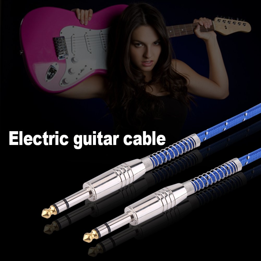 Cable TRS Zerone 1/4 Pulgadas Reducción de Ruido Alta Fidelidad Estéreo 6,35 mm Instrumentos Musicales 1,8 m