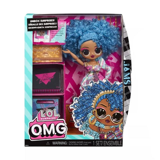 L.O.L. Surprise! O.M.G. Muñeca de Moda - JAMS - Incluye muñeca, múltiples sorpresas y fabulosos Accesorios - Edad: 4+ años