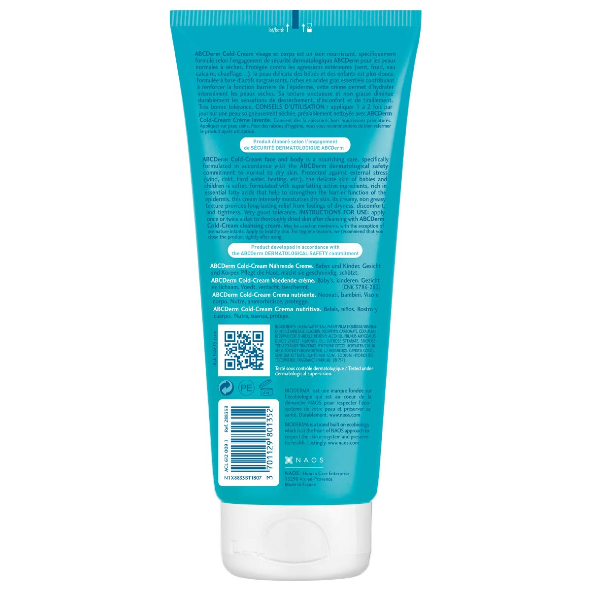ABCDerm Cold Cream: Body Cream 6.67 Fl Oz