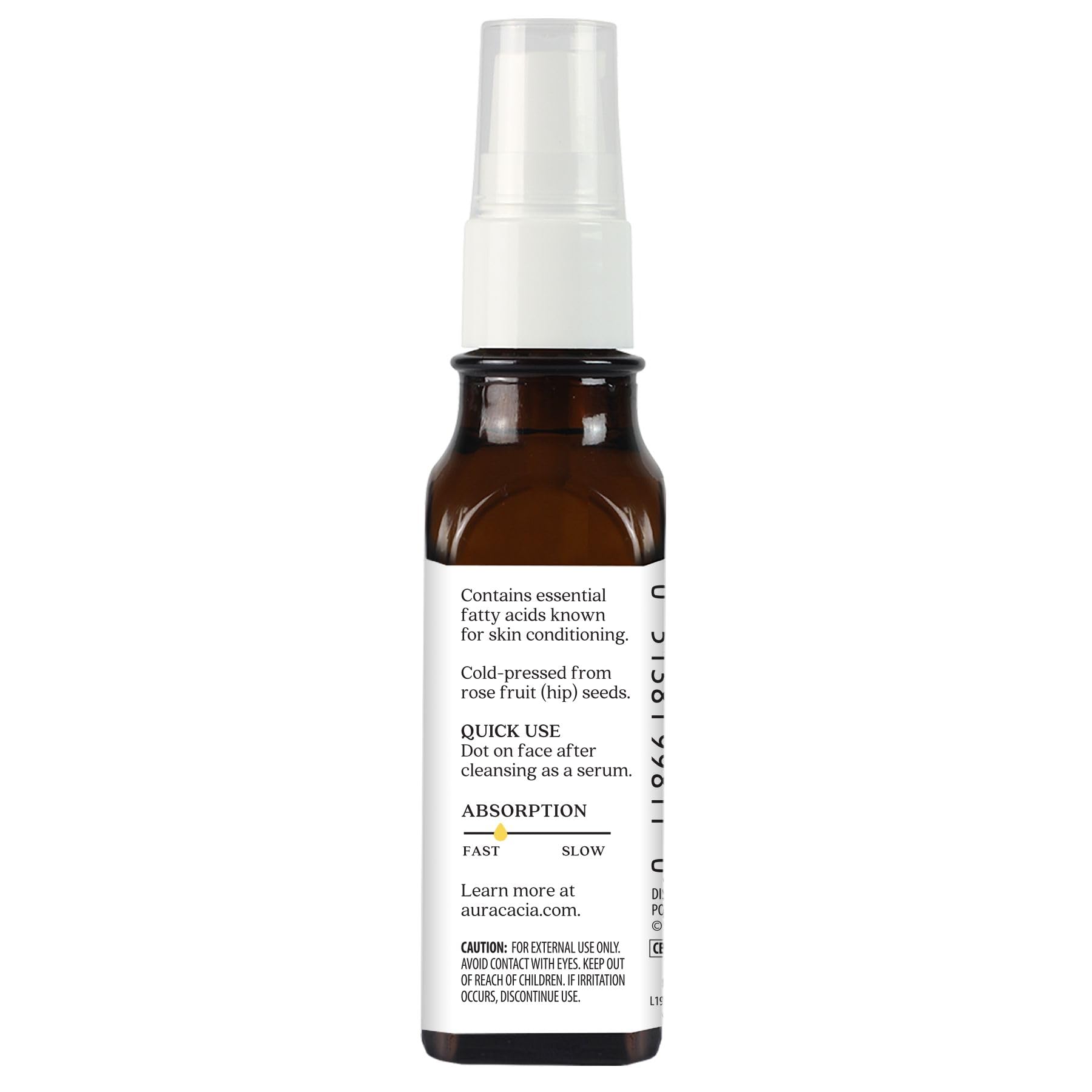 Aura Cacia Organic Natural Skin Care, Restoring Rosehip Oil with Vitamin E, 1 Fluid Ounce