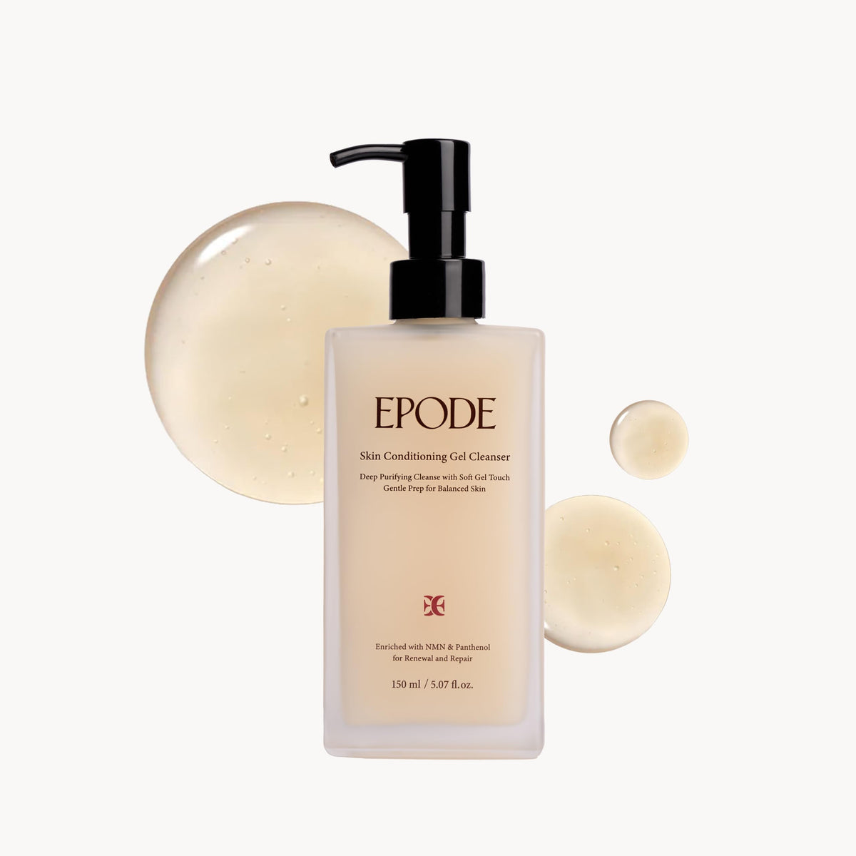 EPODE Gel limpiador facial coreano sin espuma, 150 ml (5,07 onzas líquidas).