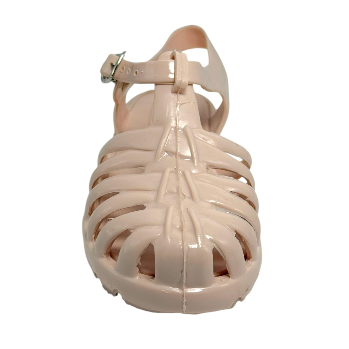 Huarache De Plástico para Niño Entrenador para IR Al Baño (ROSA PASTEL, Sistema tallas calzado JP, Niño (2-5 años), Medición, 15.0 cm)